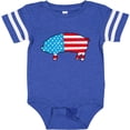 thumbnail image 3 of Inktastic Patriotic Pig Boys or Girls Baby Bodysuit, 3 of 5