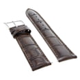 thumbnail image 2 of 19MM LEATHER BAND WATCH STRAP  FOR BREGUET BUCKLE CLASP  19MM/16MM DARK BROWN, 2 of 2