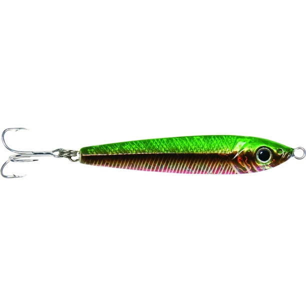 GotCha Fishing Lure JF1GBYL Jigfish Lure 2 1/2" 1 oz 6 Treble Hook