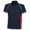 Navy/ Red/ White, variant on Finden & Hales Kids Big Boys Piped Performance Sports Polo Shirt