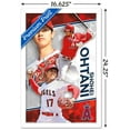 thumbnail image 3 of MLB Los Angeles Angels - Shohei Ohtani 18 Wall Poster, 14.725" x 22.375", Framed, 3 of 5