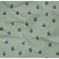 thumbnail image 4 of oneOone Organic Cotton Poplin Twill Fabric Finger Sign Symbol Print Fabric by Yard 42 Inch Wide, 4 of 4