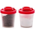 thumbnail image 1 of Mini Salières et Poivrières, avec Couvercles Rouges Anti-Déversement et Anti-Humidité, pour Activités Extérieures, 1 of 2