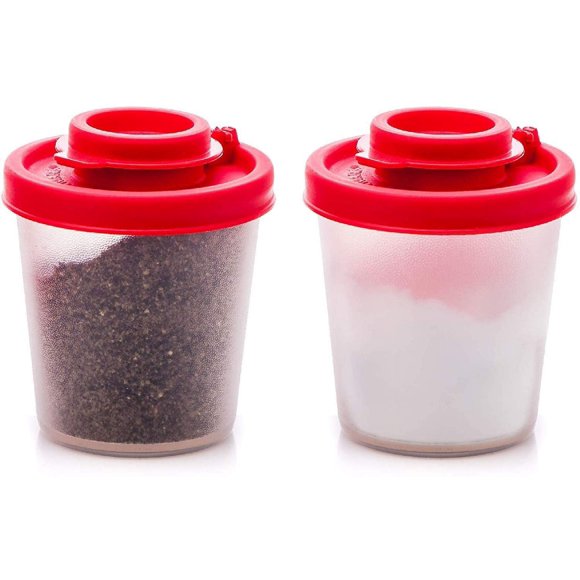 Moisture-Proof Salt and Pepper Shaker Set - Perfect for Outdoors and Camping