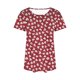 thumbnail image 3 of Fiudx Camisas de Mujer Top Estampado con Cuello Redondo y Manga Corta Informal para Mujer a La Moda, 3 of 3