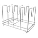 thumbnail image 4 of Soporte para bandejas de pizza, organizador de utensilios para hornear, almacenamiento portátil multifuncional para platos 4 cuadrículas de 37x22x25 cm, 4 of 9