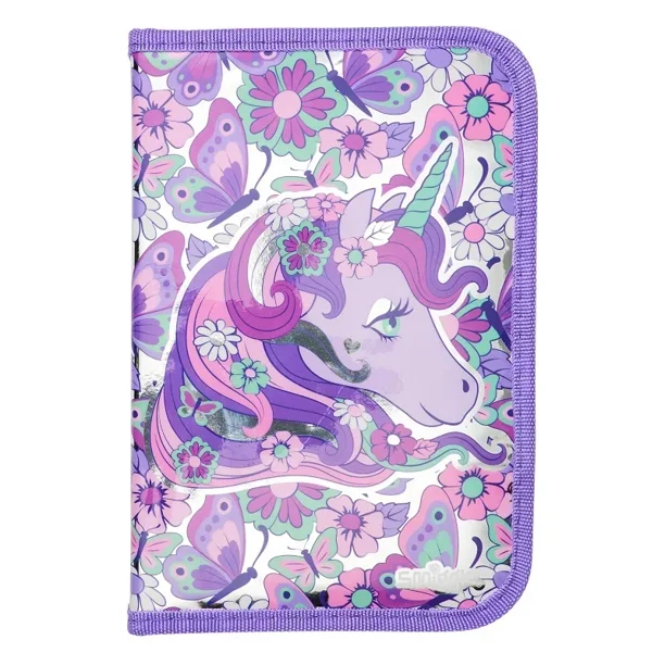 Mochila grande y ligera para estudiantes Smiggle australiana genuina con diseño de unicornio de jardín y estuche para lápices