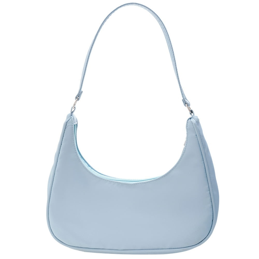 Casual Women Small Purse Handbag Fashion Solid Color Shoulder Underarm Hobos Bag Beige