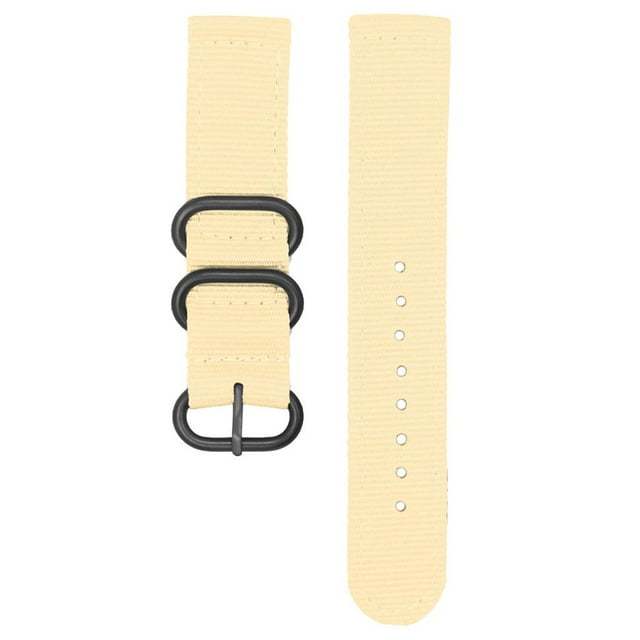 Correa de reloj Yinane Pulsera de Nylon Beige 20mm