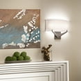 thumbnail image 2 of WAC Lighting Fitzgerald 16" 1-Light LED 3500K Aluminum Wall Sconce in Nickel, 2 of 5