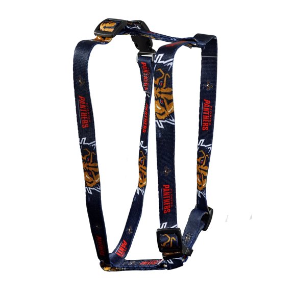 Florida-Hockey-Panther's Extra Small XS 5/8 Inch Wide Adjustable Dog Harness 8" - 14"