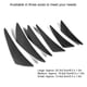 thumbnail image 5 of Textura de fibra de carbono divisor divisor canard spoiler labio 6pcs para modelos universales, 5 of 7
