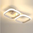 thumbnail image 2 of Lámparas o LED Modernas de Montaje Empotrado, Lámpara Dormitorio, Sala de Estar, Baño, Cocina, , Escalera, , Desván Cuadrado blanco cálido Sunnimix Lámpara de techo, 2 of 6