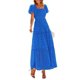 thumbnail image 1 of Vestido PRETTYGARDEN 2025 Maxi Cuello Cuadrado con Mangas Abullonadas Azul XL, 1 of 8