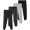 Black/Light Grey/Dark Navy/Charcoal, variant on Boys' Sweatpants - 4 Pack Basic Cozy Active Fleece Jogger Pants with Pockets (4-20)