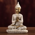thumbnail image 7 of SPRING PARK Meditative Seated Buddha Sandstone Statue Sculpture Figurine Decor, 7 of 7