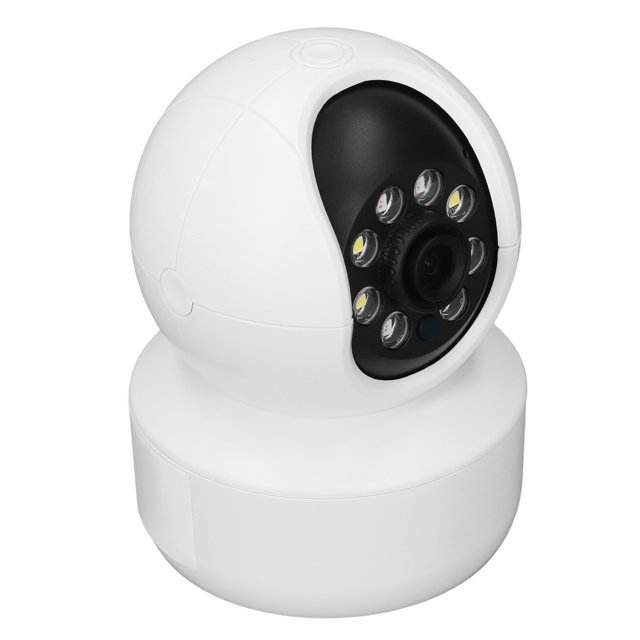 Cámara inteligente inalámbrica de 3 MP, cámara de monitoreo con fuente de luz dual, color HD, enchufe estadounidense de 100 a 240 V