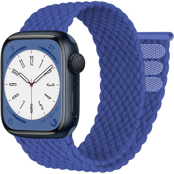 PLUMYHG-Stretchy Braided for Apple Watch Band 44mm 40mm 45mm 41mm 46mm 42mm 38mm 45 44 40 mm Women/Men,Elastic Nylon Sport Solo Loop Strap for Apple Watch Series 11 10 9 8 7 6 5 4 3 SE 3/2nd Ultra/3/