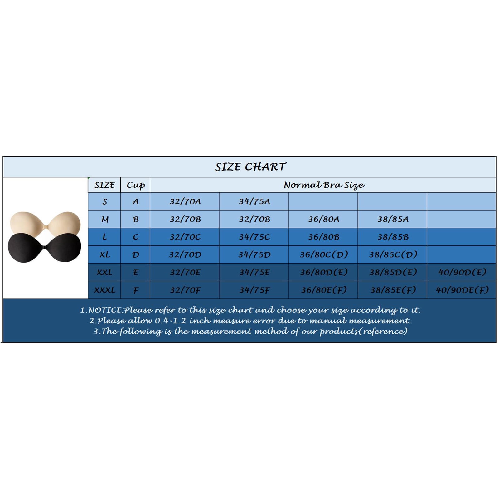 YUEHAO Womens Underwear Women Invisible Lift Sticky Bra Breathable  Strapless Front Button Bra Adhesive Push Up Silicone Bras For Wedding Party