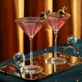 thumbnail image 4 of Viski Meridian Martini Glasses for Cocktail Party Gifts, 7.8 oz, Set of 2, 4 of 12