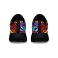 thumbnail image 4 of Hippie Sunflower Peace Sign Shoes Sneakers Black Size 9, 4 of 7