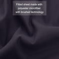 thumbnail image 4 of PiccoCasa Brushed Microfiber Fitted Sheet Full Mattress Protector, 75"x54" Dark Purple, 4 of 6