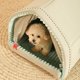 thumbnail image 4 of Dog Bed Cozy Cave Washable Cat Tent House with Soft Cushion Warm Funny for Small Medium Baby Pet Accessories Beds and Furniture ShopWise Round, 4 of 7