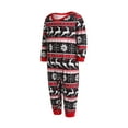 thumbnail image 4 of Seyurigaoka Parent-Children Christmas Pajamas, Tops with Splicing Pants/Jumpsuit, 4 of 9