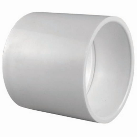 Charlotte Pipe & Foundry PVC021001700 2.5 in. Sch 40 PVC Coupling