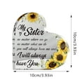 thumbnail image 3 of Gifts for Sisters, Acrylic Heart Gift Keepsake Sign Decor for Women Girls Grandma Sister Friend Female Christmas Birthday Thank You Acrylic Gift, 3 of 6