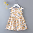 thumbnail image 6 of Odeerbi Toddler Girls Cotton Tank Dress Floral Print Summer A-Line Sundress, 6 of 6