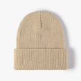 thumbnail image 1 of Gorros de lana acrílica para hombre y mujer, gorro elástico, venta al por mayor, envío gratuito, barato, novedad, coreano, Otoño e Invierno, 1 of 4
