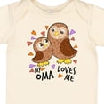 thumbnail image 4 of Inktastic My Oma Loves Me- Cute Owl Family Boys or Girls Baby Bodysuit, 4 of 5