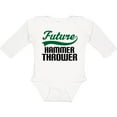 thumbnail image 3 of Inktastic Future Hammer Thrower Boys Long Sleeve Baby Bodysuit, 3 of 5