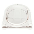 thumbnail image 2 of Arched Cat Door ABS Easy DIY Installation Safe Durable Flapless Pet Interior Door for Cats Puppy White, 2 of 5