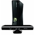 thumbnail image 1 of Microsoft Xbox 360 S 4GB Console - 1 Controller - Kinect Sensor (Refurbished), 1 of 6