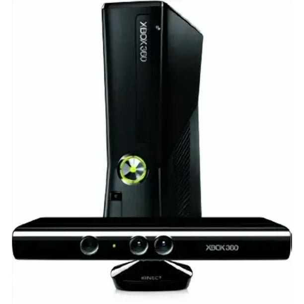 Microsoft Xbox 360 S 4GB Console - 1 Controller - Kinect Sensor (Refurbished)
