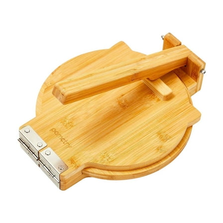WeiLaiKeQi Wooden Tortilla Press Dumpling Wrapper Presser for Cooking Restaurant Picnic