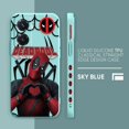 thumbnail image 3 of Case For VIVO Y55 Y52S Y53S Y66 Y55S Y73S 5G Y85 Y93 Y76 Y91 Colour Simple Liquid Silicone Shell Funda Capa Case Marvel Deadpool, 3 of 5
