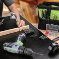 thumbnail image 4 of WORKPRO 12V Cordless Drill, Power Tool Set for Home, 177 Pieces Combo Kit with 14-inch Storage Bag and 2000mAh Lithium-Ion Battery & Charger, 4 of 6