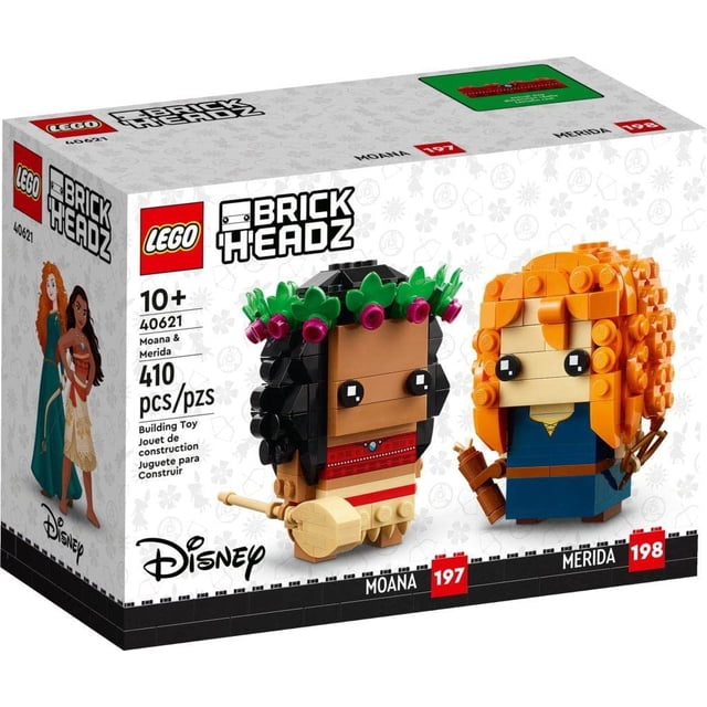 Juego de construcción LEGO BrickHeadz 40621 Moana y Mérida 410 piezas