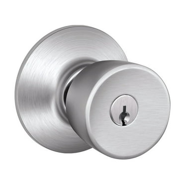 Schlage F51VBEL626 Satin Chromium Plated Bell Design Entrance Lock