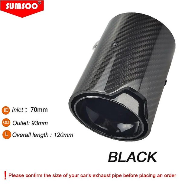 1pcs fit for M2 F87 M3 F80 M4 F82 F83 exhaust modified suitable carbon fiber cars rear muffler pipe tips~15745