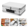 thumbnail image 4 of Retro Style Metal Tin Lunch Box Tote Diy Lunch Box Tin With Hinged Lids Cookie Candy Box Storage Container For Storage Crafts Scrapbook Fun Activities, 4 of 4