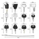 thumbnail image 3 of 12 Keys Heavy Equipment Ignition Set for Caterpillar JCB Yanmar Kobelco Bobcat Hitachi Komatsu Excavator & Construction, 3 of 4