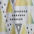 thumbnail image 4 of Designart 'Retro Triangular Design IV' Mid-Century Modern Curtain Panel, 4 of 5
