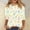 *White, variant on ClodeEU Women's Easter Cute Print Short Sleeve T-Shirt,Casual Round Neck 3/4 Sleeve Top Pink,Womens Plus XXXXXL