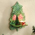 thumbnail image 4 of Estantería de Pared de Madera con Forma de Árbol de Navidad | Decoración para El Hogar En Madera Verde | 29 X 18 Cm | Estantería Multifuncional, 4 of 7
