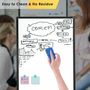 Maxtek Mobile Whiteboard ? 36 x 24 inches Portable Magnetic Dry Erase Board,3 x 2 Stand Easel White Board w/Flipchart Hooks for Home, Office, School Supplies(Black)
