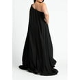 thumbnail image 2 of ELOQUII Women's Plus Size Dramatic Ruffle Gown, 2 of 6